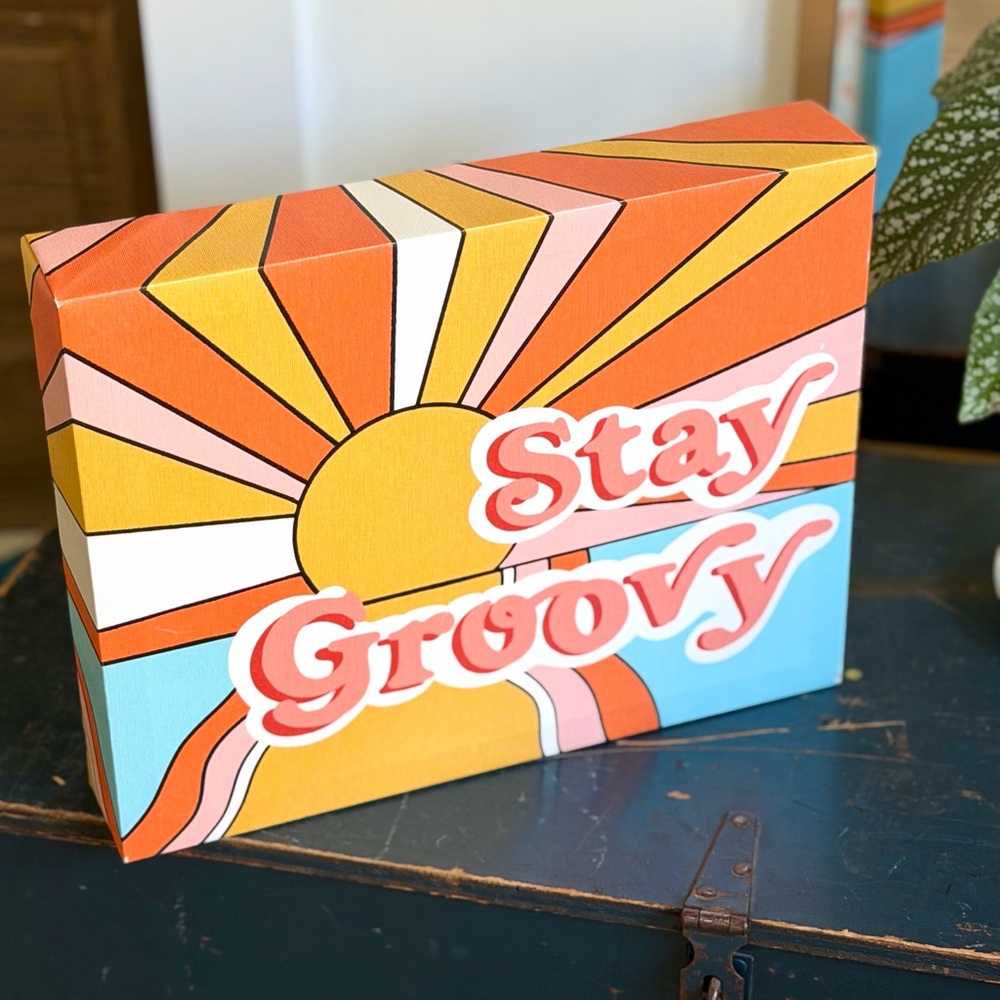 Stay Groovy Retro Wall Art